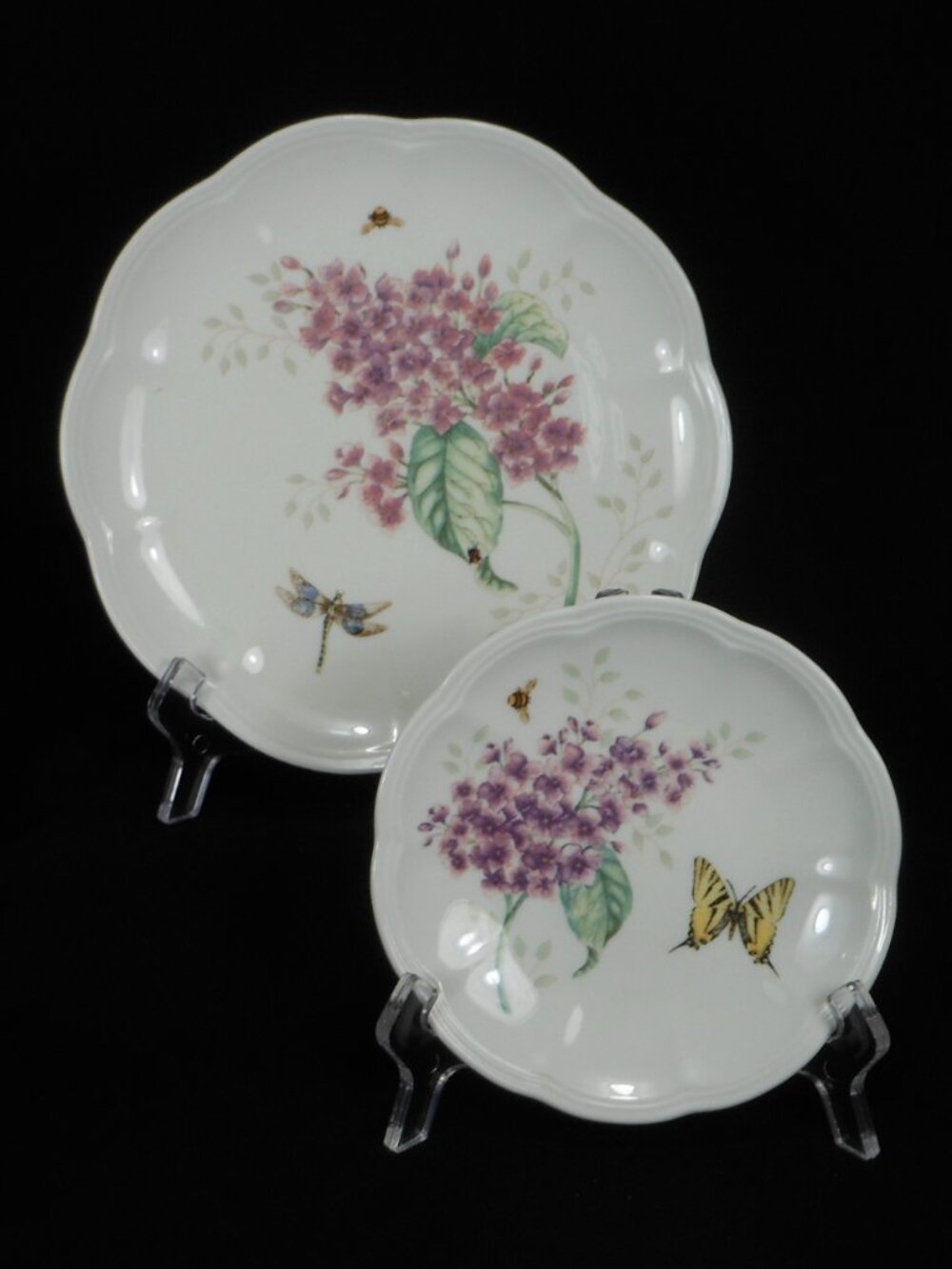 beautiful Lenox Butterfly Meadow side and salad